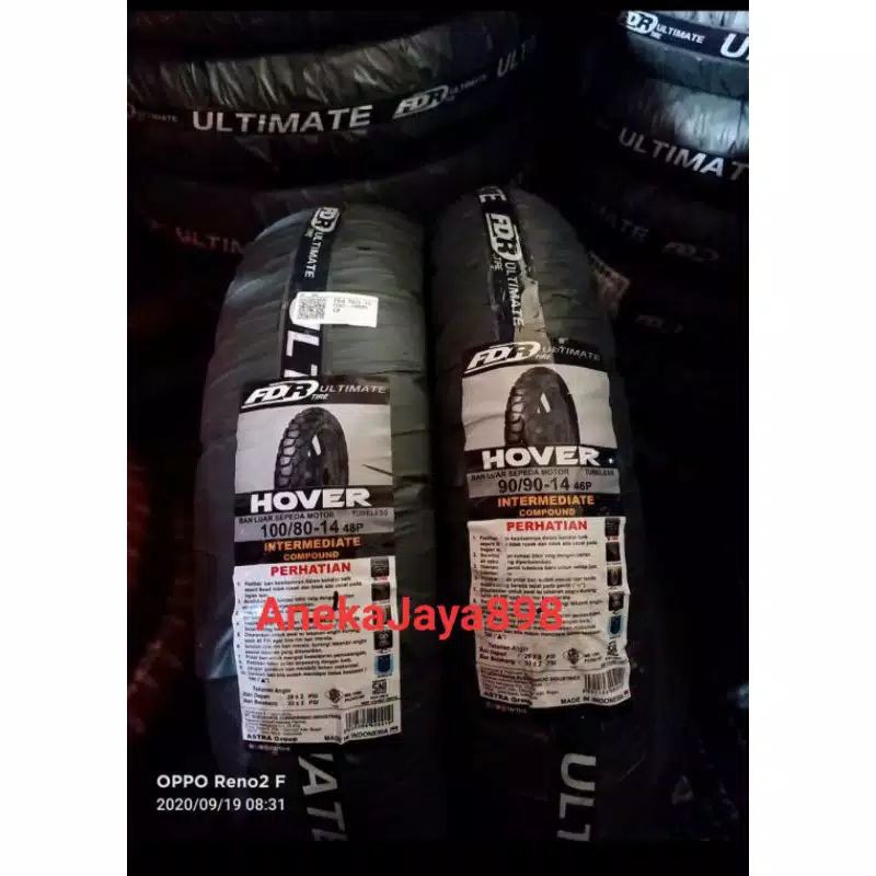 Ban FDR HOVER 100/80-14 / 120/70-14  tubeless semi trail matic FDR Hover 100 120 14