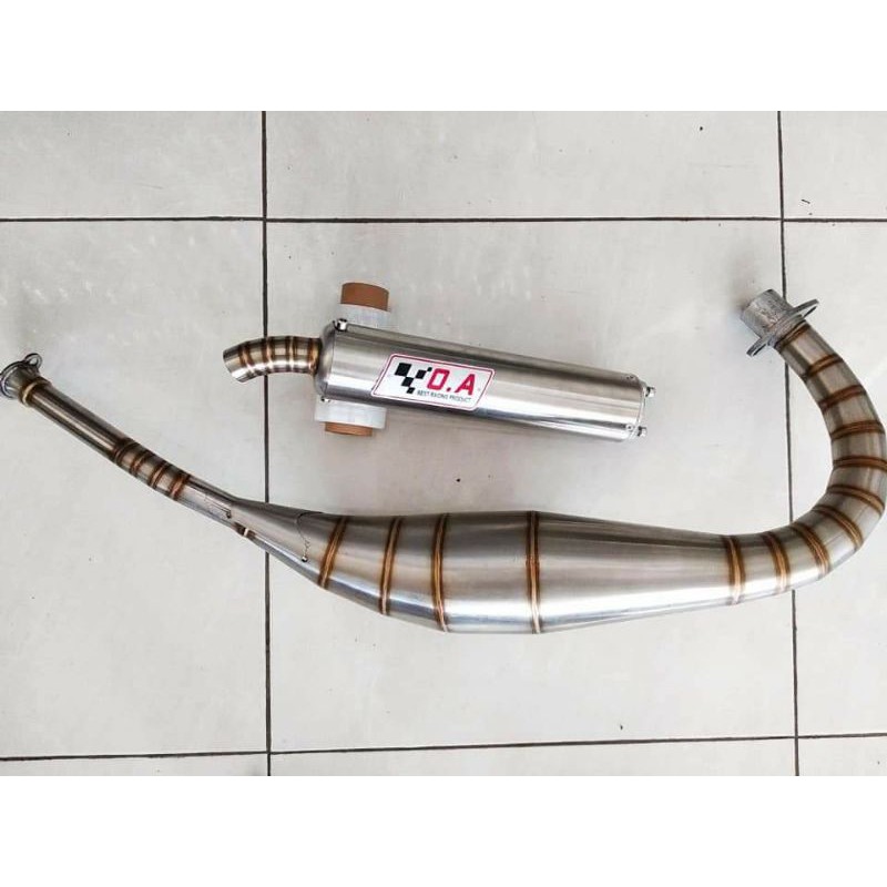 knalpot satria 2tak kolong repsol stenlis