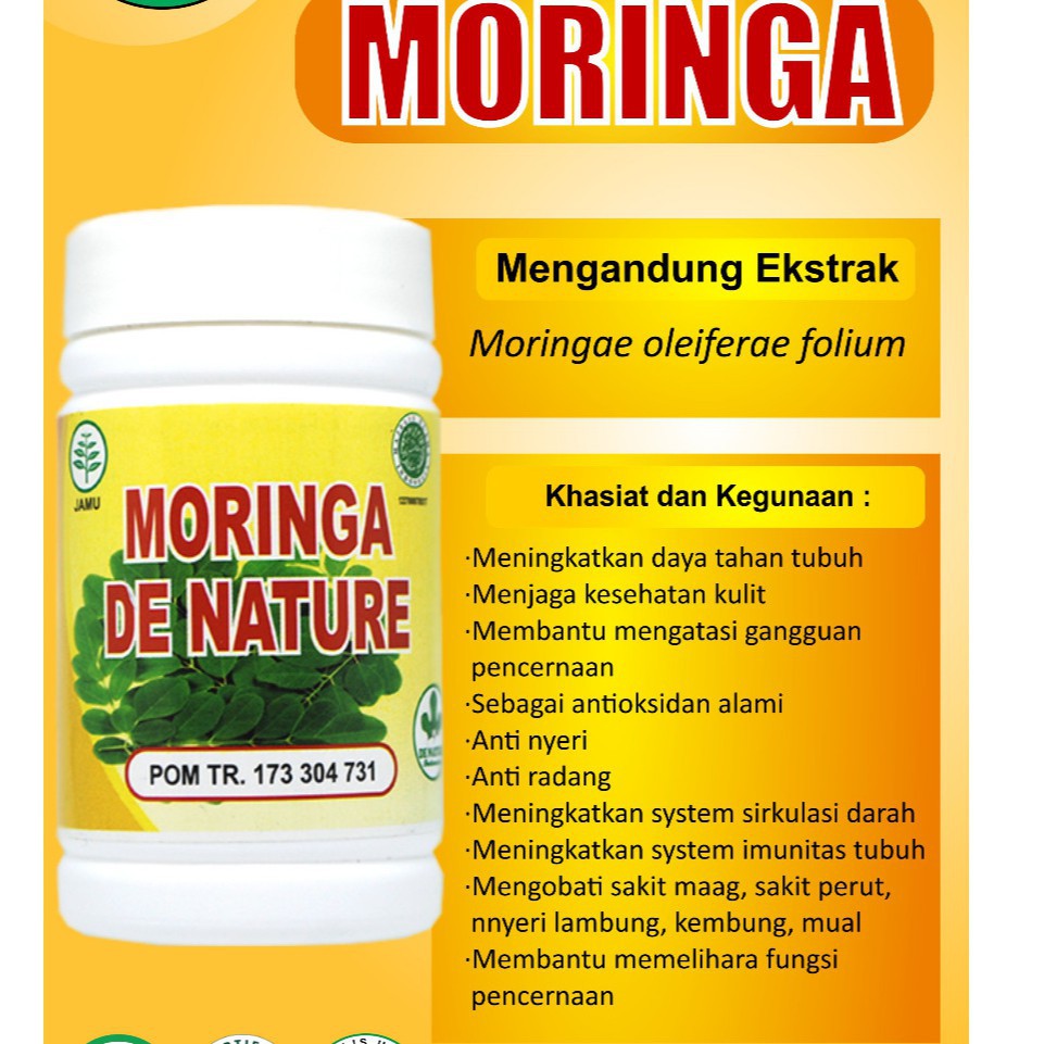 

ASLI AMPUH!! Moringa De Nature ASLI Obat MAAGH ASAM LAMBUNG MANJUR Herbal