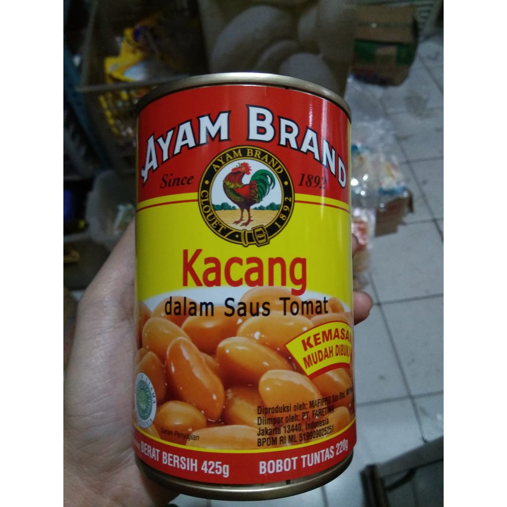 AYAM BRAND KACANG DALAM SAUS TOMAT/BAKED BEANS IN TOMATO SAUCE