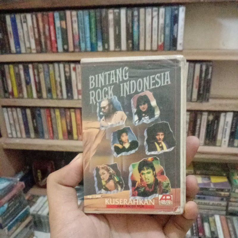 Kaset Pita Bintang Rock Indonesia (ikang fawzi, achmad albar, gito rollies, deddy stanzah, delly rol