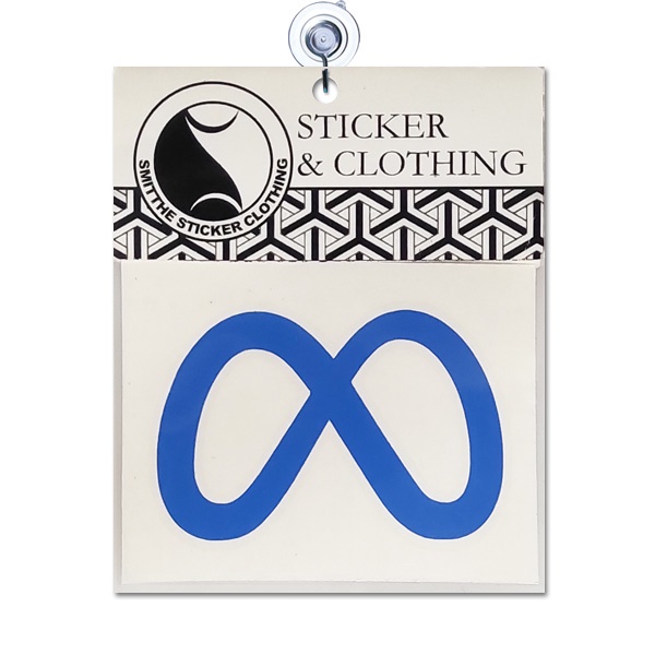 Stiker META metaverse infinity Cutting Sticker