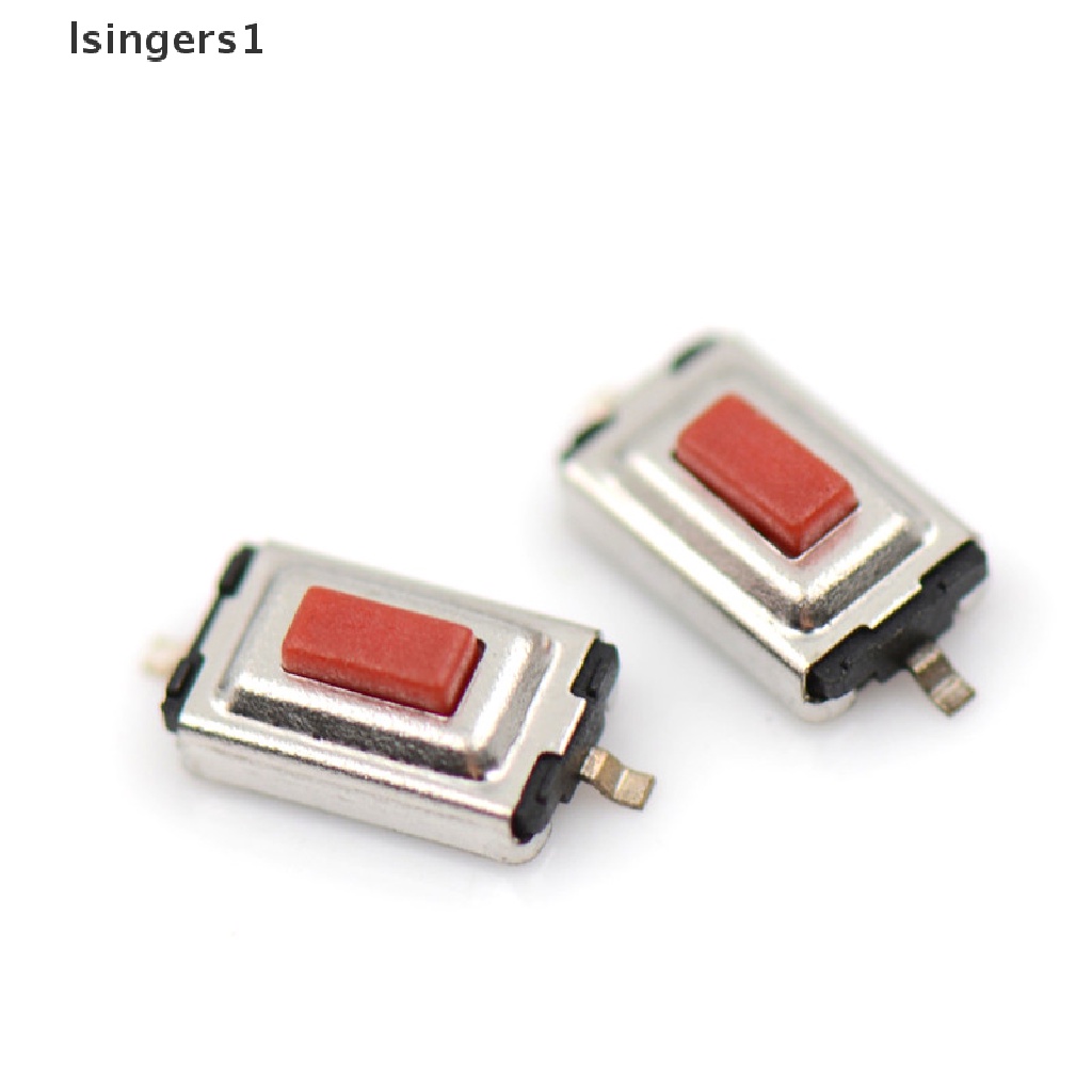 (lsingers1) 20pcs / set Tombol Switch Tactile 2-Pin 3x6 X 2.5mm