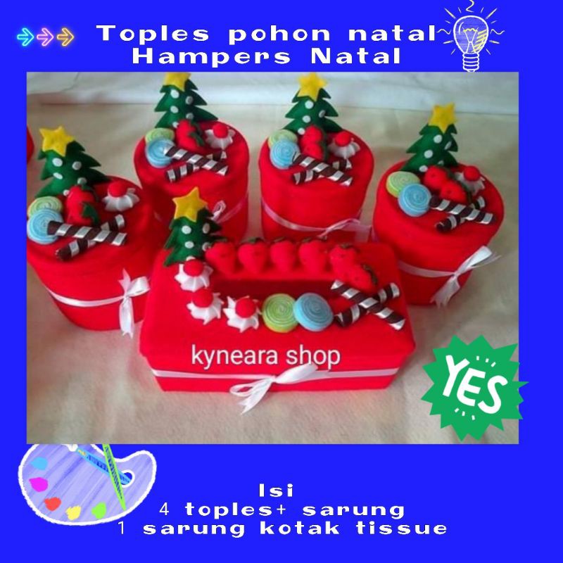 Toples set natal pohon natal hadiah natal hadiah imlek