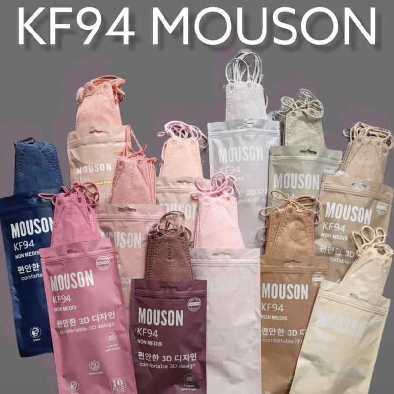 masker mouson kf94 original higenis 1pack 10pcs