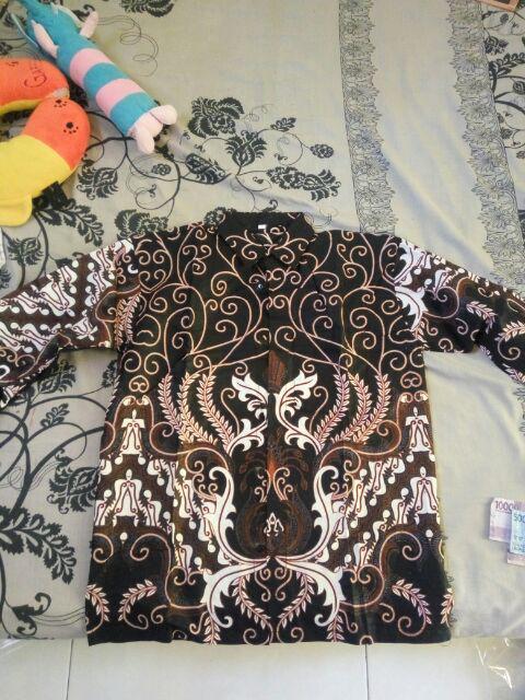 Bswart Batik Hrb026 Kenongo Hem Pendek Padi Pekalongan M L Xl Batik Pria Murah Modern Grosir