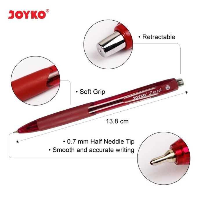 

Cantik Ball Pen / Pulpen / Pena Joyko Bp-193 / Zest / 0.7 Mm Diskon