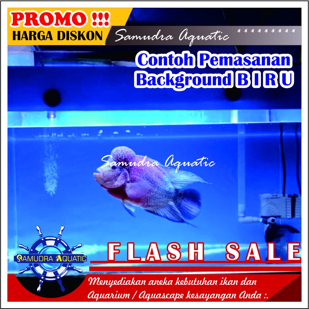 Background Aquarium (LEBAR 60CM), Background Aquascape PROMO! Stiker Skotlet 60cm, Stiker Aquarium 60 cm, GRATIS SELONGSONG