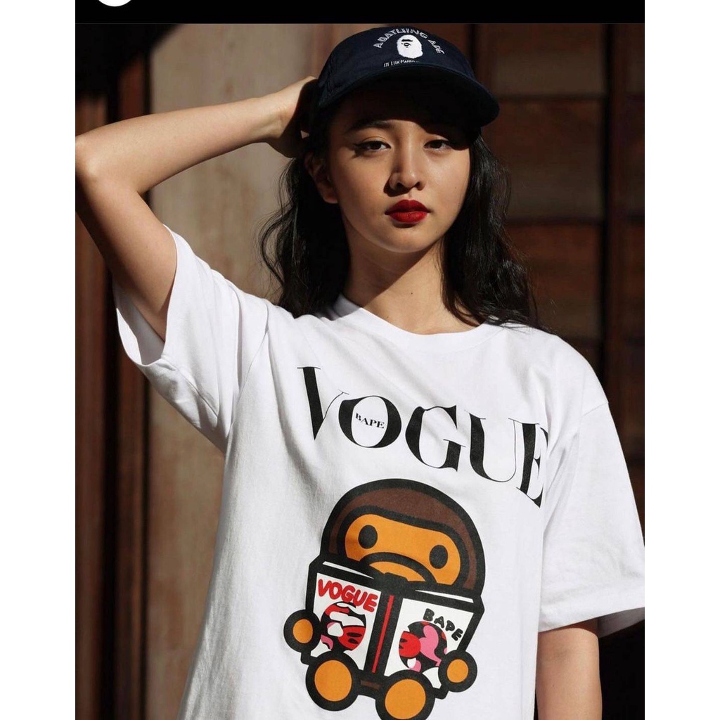 BAJU KAOS TSHIRT VOGUE UNISEX COMBAD 30S