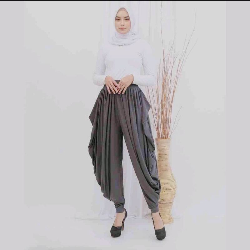 Celana Aladin - Jersey Premium All Size - Wanita