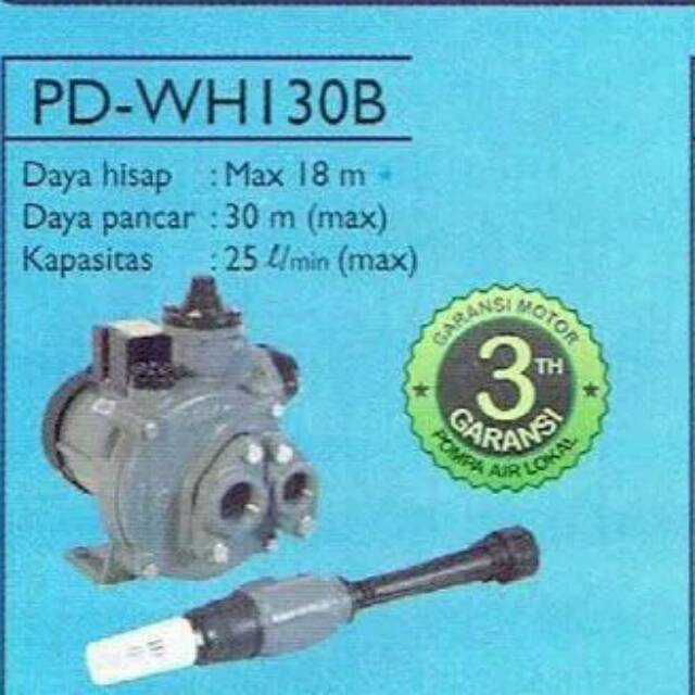 Pompa Air Sumur Dalam Non Otomatis Jet Pump Sanyo PDWH ...