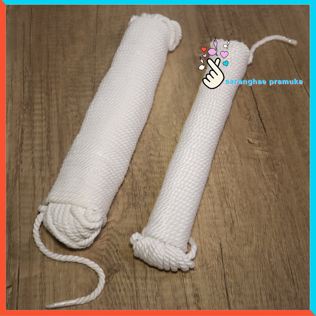 Tali Pramuka Marlon 20 meter 30 meter -  Bahan Nylon Pionering Macrame