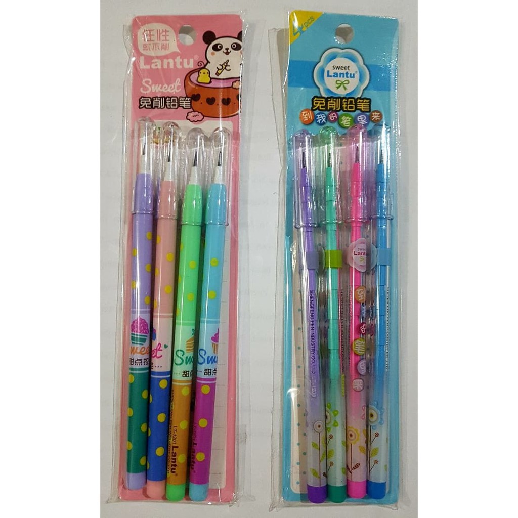 

nn Pensil Susun Unik dan Lucu 1 Pack = isi 4 Pcs