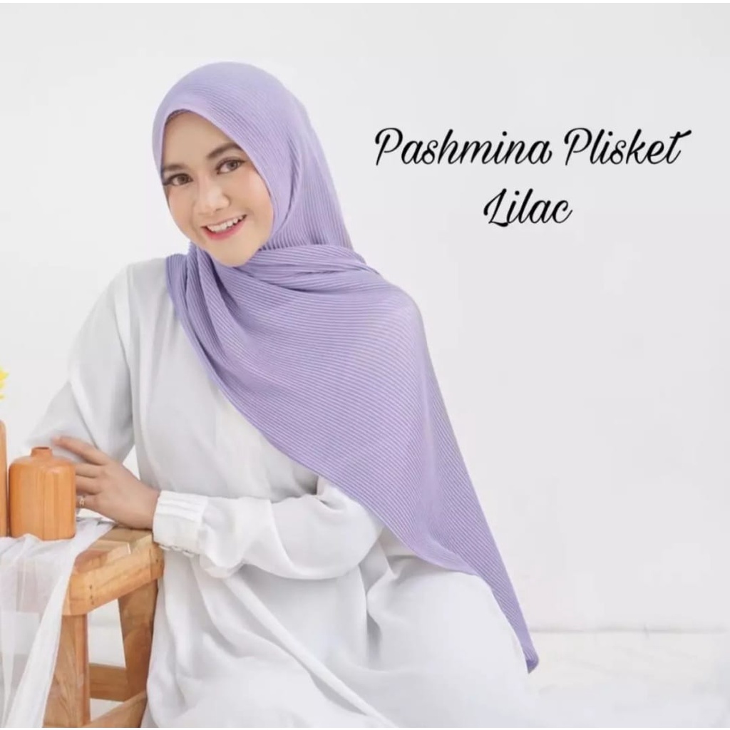 Jilbab Pashmina Plisket Hyget/Pashmina Plisket Premium Terbaru