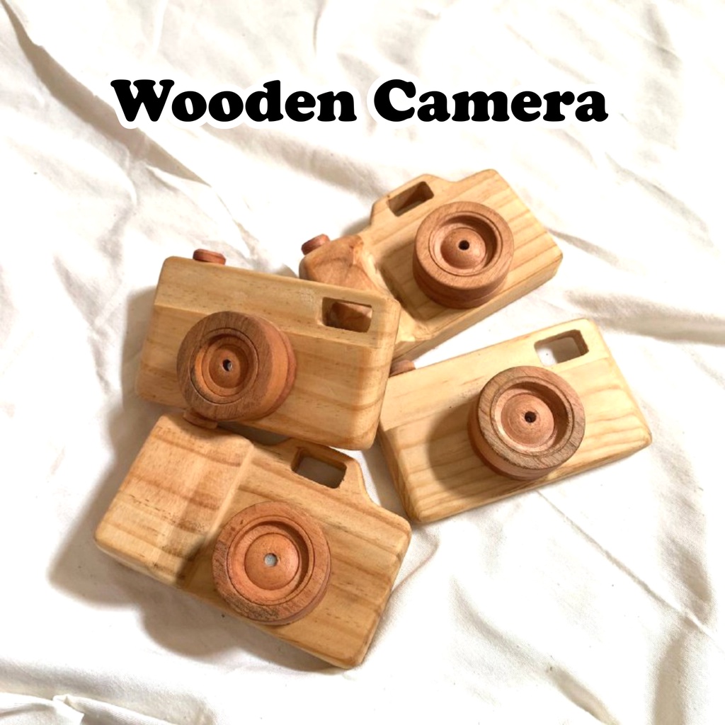 

Wooden Toy Camera Wooden Toys Wooden Camera Toys Mainan Kamera Kayu Mainan Kamera Anak