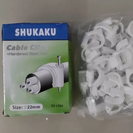 Klem Kabel Paku Beton Shukaku 22 mm