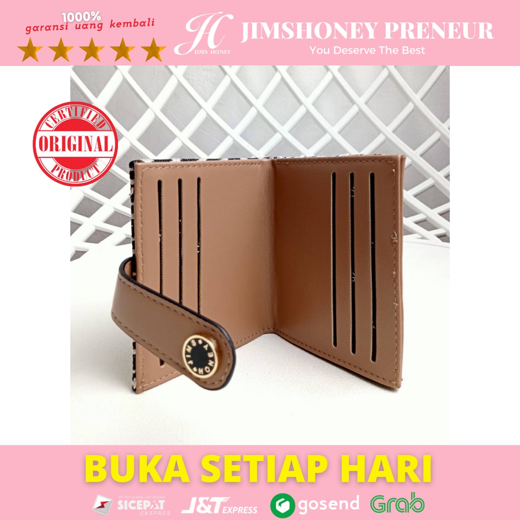 FENTY Wallet Jims Honry Dompet Lipat Kartu Wanita Tipis Import Original Jims Honey