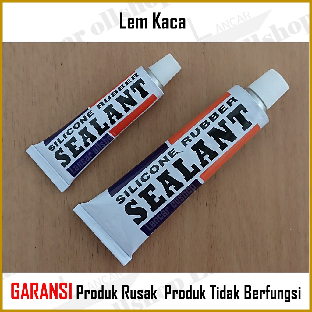 Lem Akuarium Kaca Aquarium Silicon Silikon Sealant Sealent Silen / Lem Silicone Sealent Kaca Acetic Silen