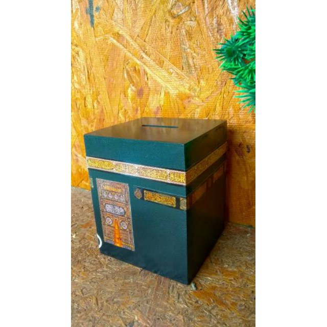 CELENGAN KABAH UNIK, KADO UNIK, CELENGAN HAJI, PIGGY BANK KABAH, KOTAK AMAL MASJID, CELENGAN KA BAH