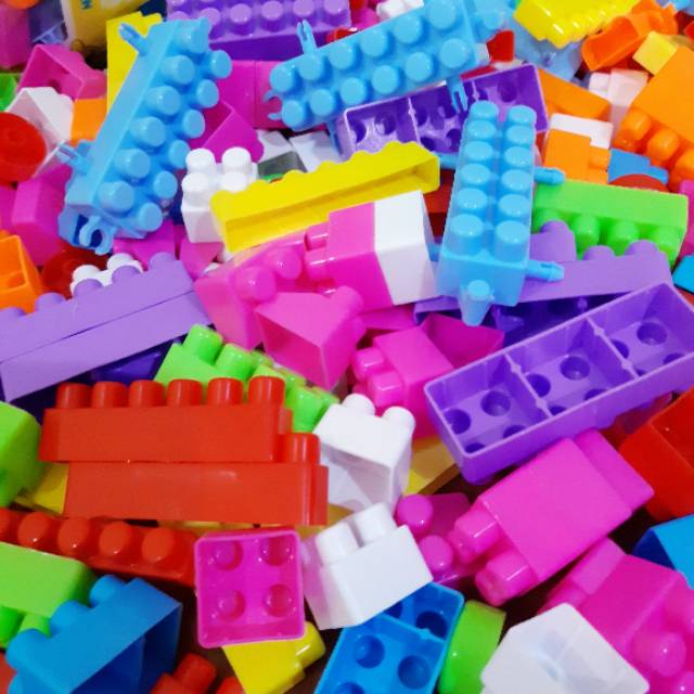 Mainan Block Edukatif - Edukasi Brick Balok Susun Edukatif Blocks Anak Laki Perempuan