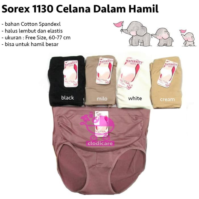 Celana Dalam CD Hamil Wanita Sorex / Maternity Panty 1134 / 1140 / 1138 / 1141 / 1128 /1127 / 1132