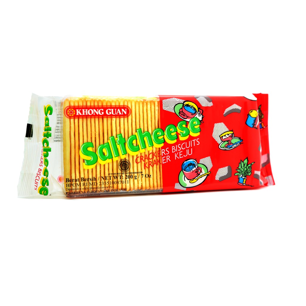 

PROMO KHONG GUAN SALTCHEESE CRACKERS 200GR TERMURAH