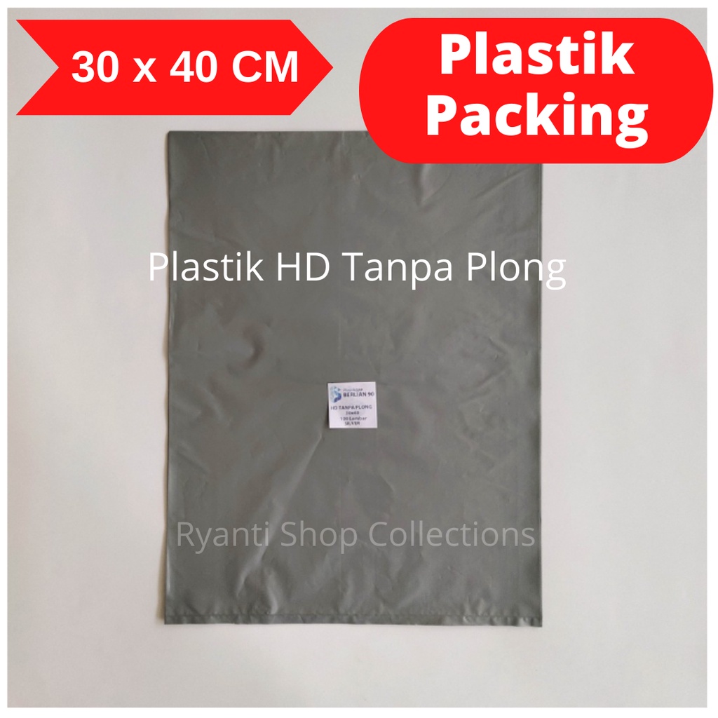 Plastik Packing / Plastik HD Tanpa Plong 30 x 40 cm / Plastik Olshop / Plastik Online / Plastik Kema