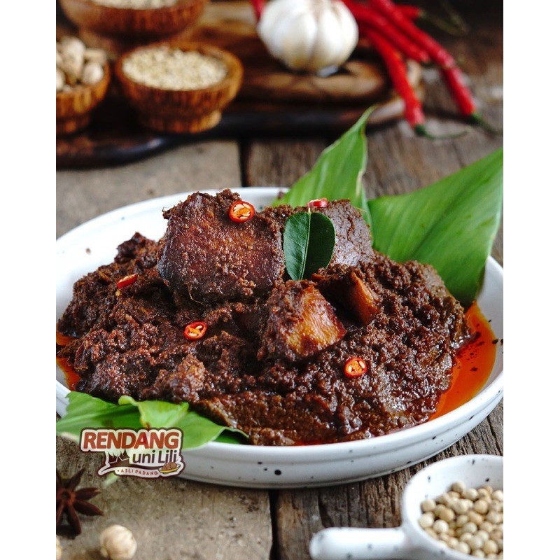 

Rendang ikan tuna 500 gr Uni Lili khas minang asli Padang