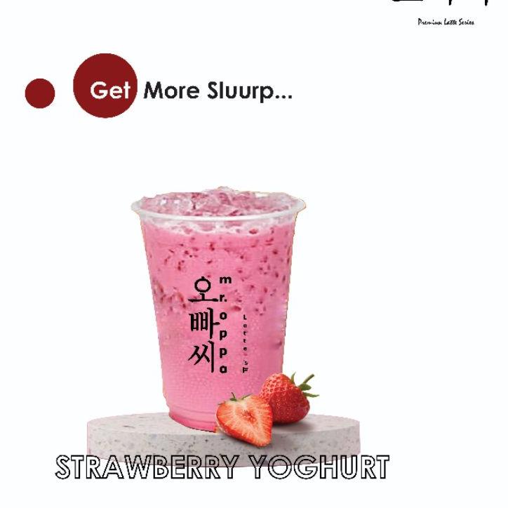 

㊫ Powder Minuman Strawberry Yoghurt / Premium Powder Drink Mr. Oppa READY 3487 ✦