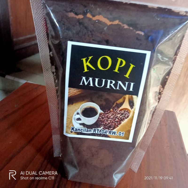 

kopi murni asli produksi sendiri