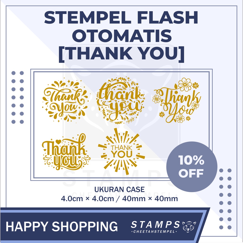 

STEMPEL THANK YOU FOR YOUR ORDER, STEMPEL OTOMATIS, STEMPEL FLASH, 4040