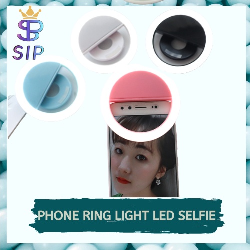 Lampu Selfie Bulat Ring Light LED Camera Hp Flash Charm Eyes