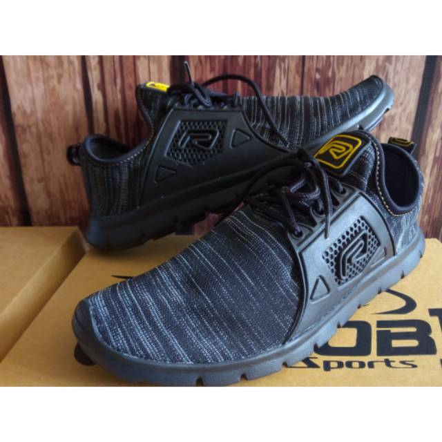 Running Shoes Side Panel Black