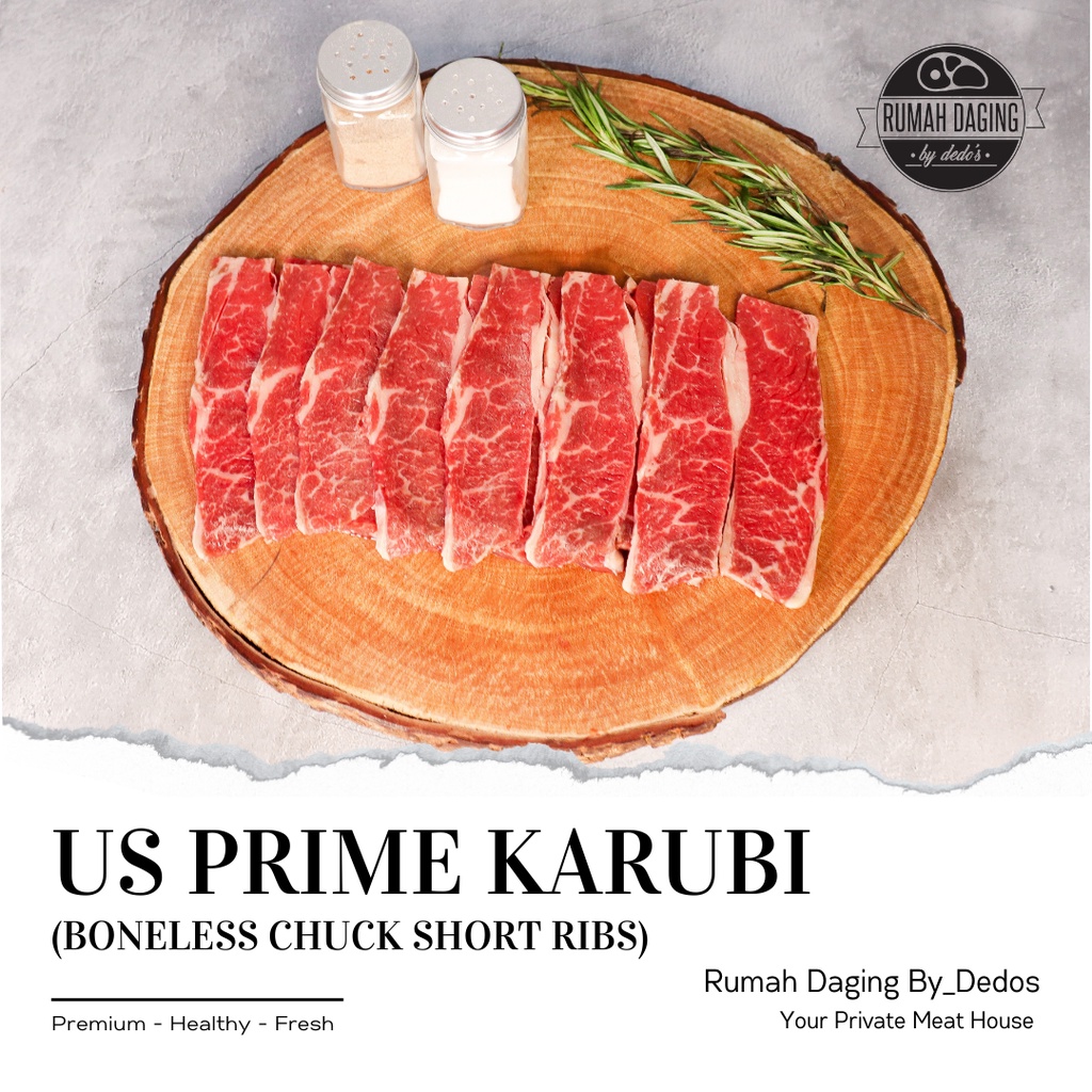 Jual Us Prime Karubi Gr Boneless Chuck Short Ribs Daging Yakiniku Shopee Indonesia