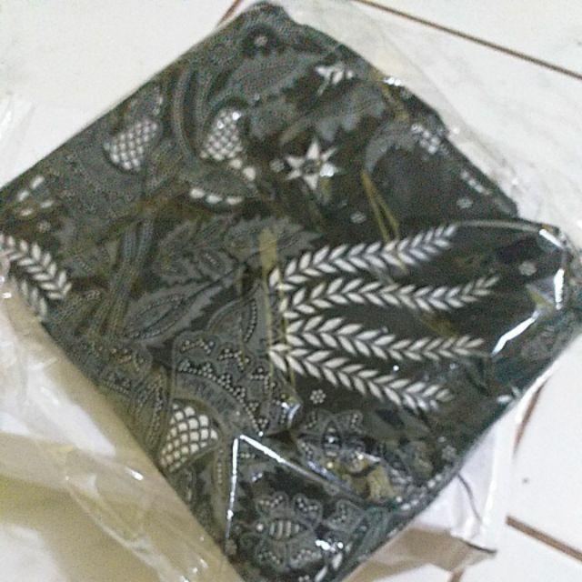 Kemeja Batik Pria Lengan Pendek Batik Size M L Xl Xxl  Bswart Hrb026 Kenongo Hem Panjang Padi