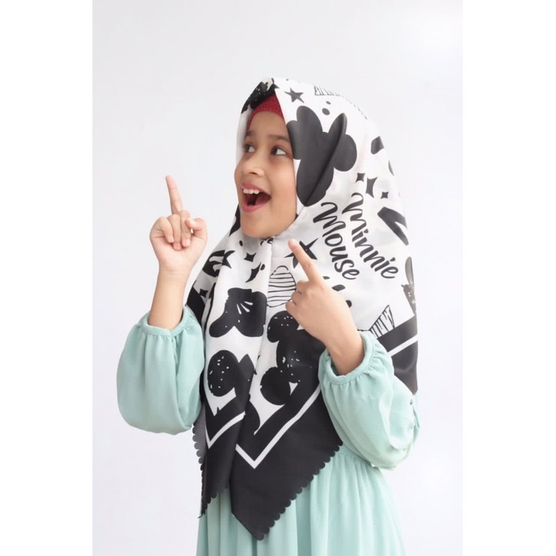 VOAL PRINTING ANAK MOTIF MICKEY KOMIK