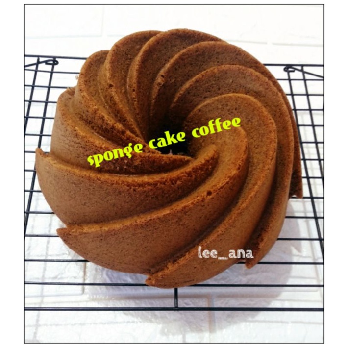 

kue sponge cake coffee