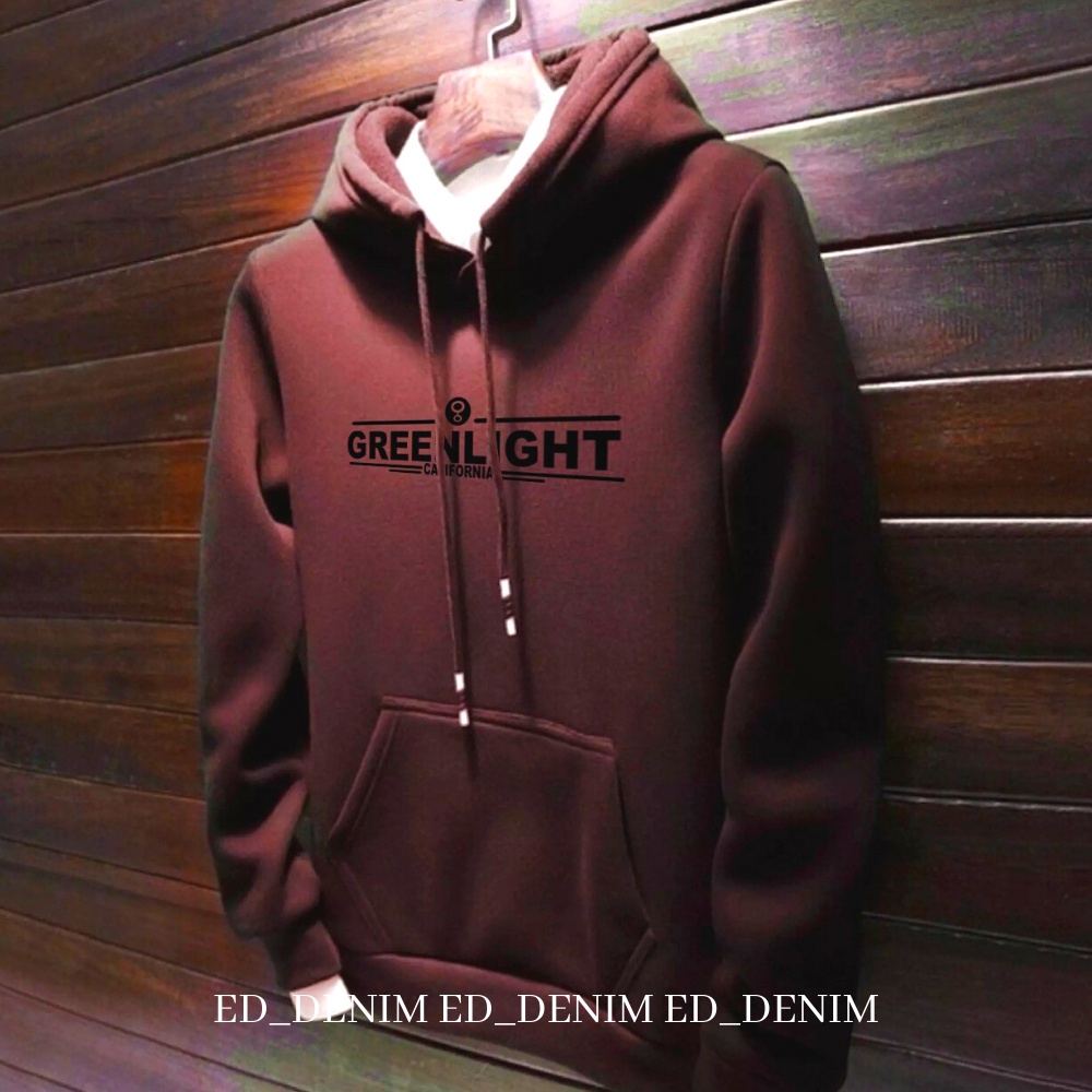 Switer Hoodie Greenlight Jumbo M - 3XL Pria Wanita / Hoodie Oversize Pria Distro