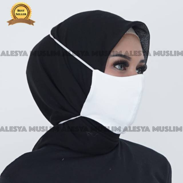 Masker anti bakteri minimalisir virus covit 19 masker bahan katun