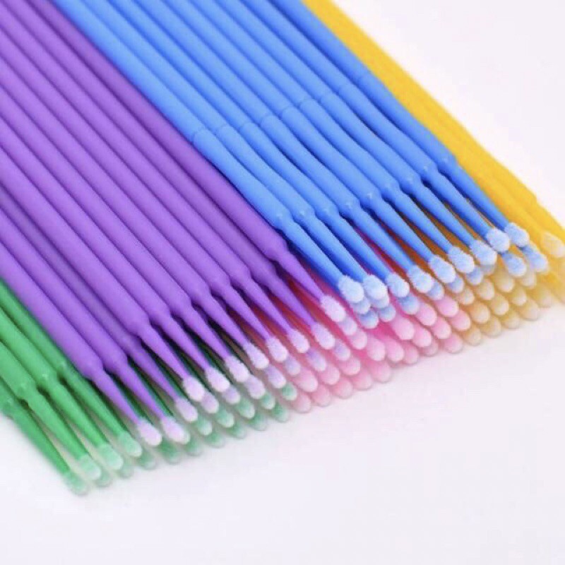 100 PCS Microbrush Eyelash Extension Micro Brush 100pcs