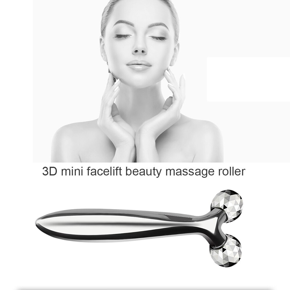 Alat Pijat Muka Wajah Kulit 3D Massager Roller Massage Facial Pengencang Relaksasi Terapi