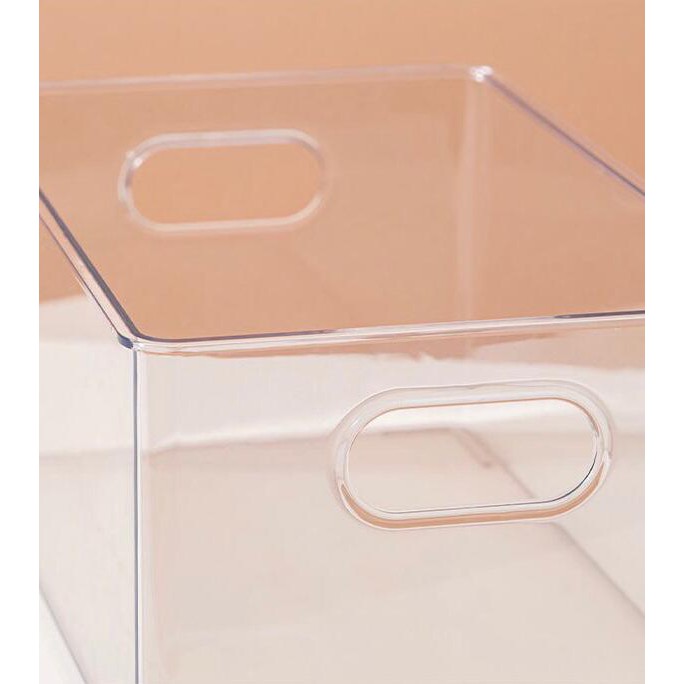 Clear Compact Container Bin with Cover