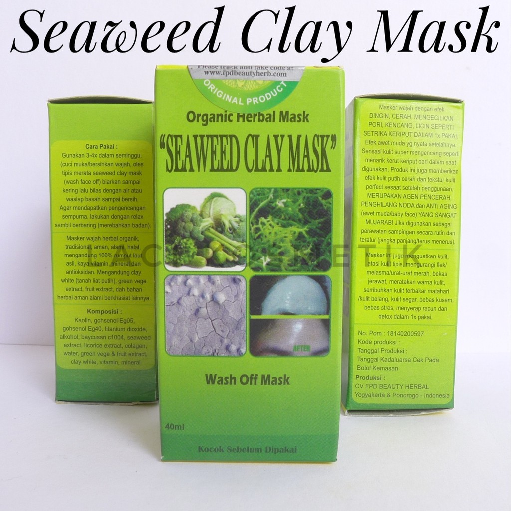 Seaweed Clay Mask / Seawed Clay Mask