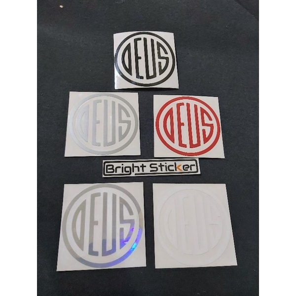 STICKER DEUS BULAT CUTTING