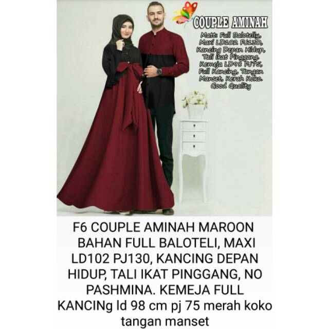Couple aminah/set couple aminah