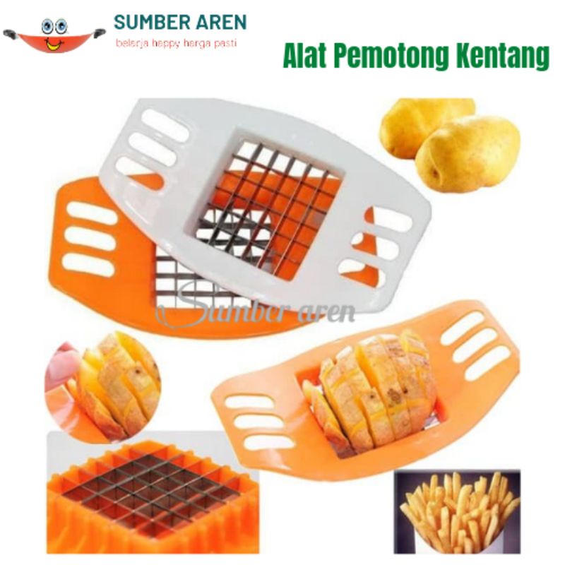 Alat Pemotong Kentang Goreng French Fries Pisau Pemotong Kentang