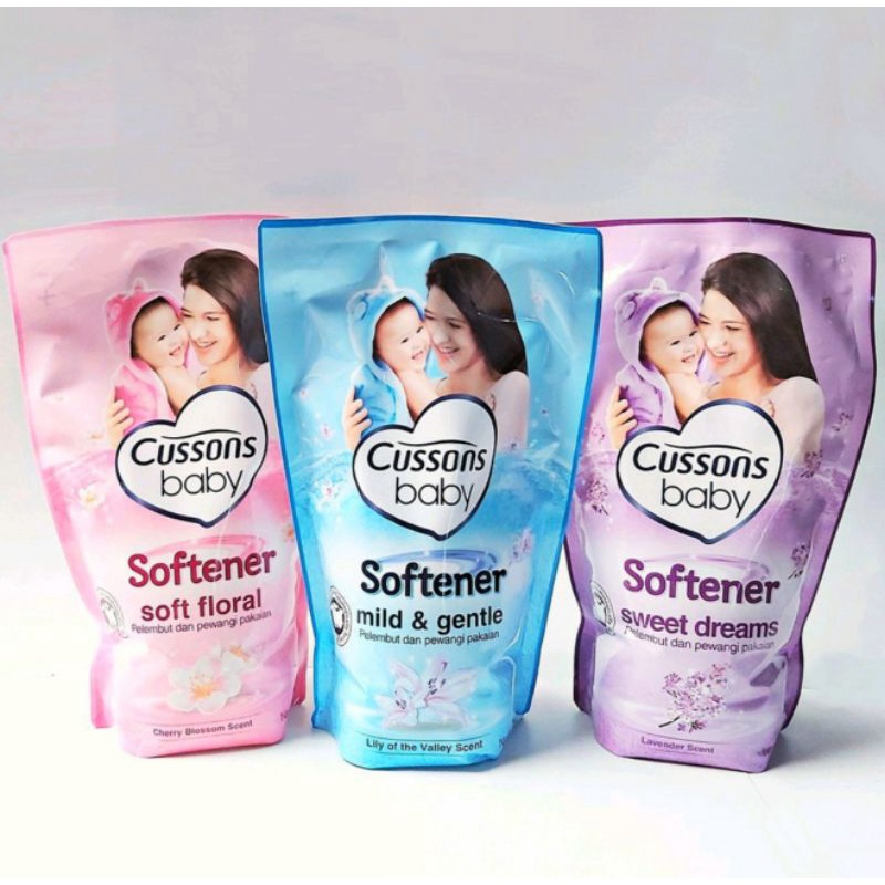 Cussons Baby Softener 700ml Pelembut dan Pewangi Pakaian Bayi Refil Kemasan Jumbo (POUCH)