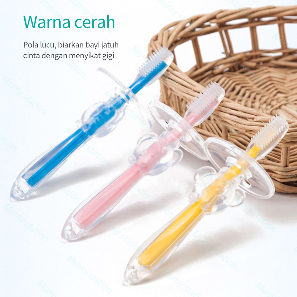 Mumystation Sikat Gigi Bayi Silicon - Baby Tooth Brush - Pembersih Mulut Bayi