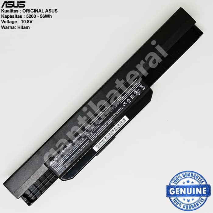 Baterai Laptop Original Asus A43, A43JC, A43E, A43J, A43U, A43S, A43SA