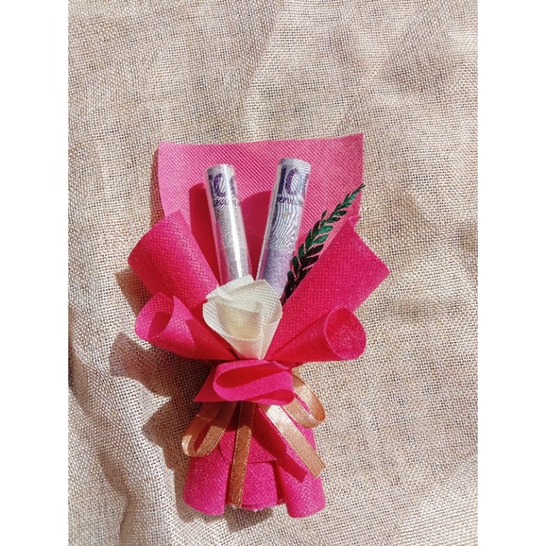 Bucket Bunga Pipe Cleaner Buket Kawat Bulu Mini Flower Bouquet Uang Mini buket mini buket angpau amplop lebaran buket THR